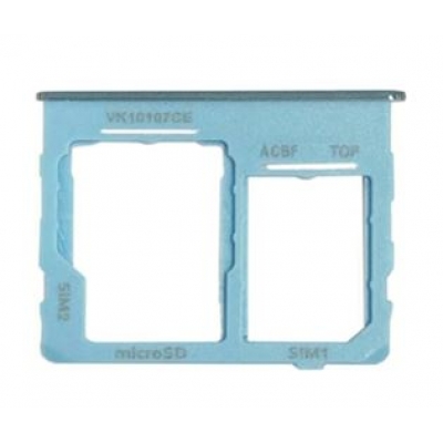 SIM kortelės laikiklis Samsung A326 A32 5G 2021 mėlynas originalus (service pack)