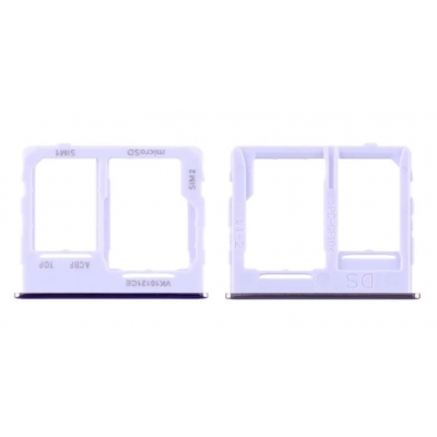 SIM kortelės laikiklis Samsung A326 A32 5G 2021 violetinis originalus (service pack)