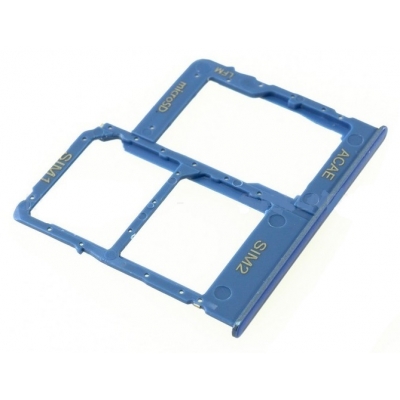 SIM kortelės laikiklis Samsung A415 A41 2020 Prism Crush Blue SIM kortelės laikiklis Samsung A415 A41 2020 Prism Crush Blue