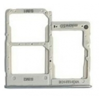 SIM kortelės laikiklis Samsung A415 A41 2020 Prism Crush White