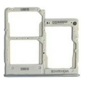 SIM kortelės laikiklis Samsung A415 A41 2020 Prism Crush White