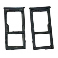 SIM kortelės laikiklis Samsung A426 A42 5G Black originalus (service pack)