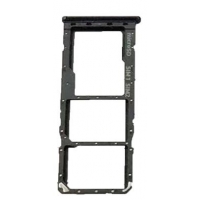 SIM kortelės laikiklis Samsung A505 A50 2019 Prism Crush Black originalus (service pack)