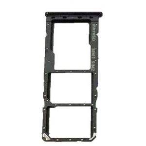 SIM kortelės laikiklis Samsung A505 A50 2019 Prism Crush Black originalus (service pack)