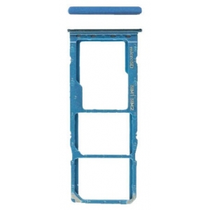 SIM kortelės laikiklis Samsung A505 A50 2019 Prism Crush Blue originalus (service pack)