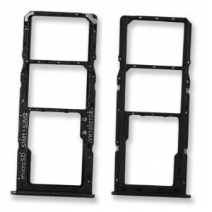 SIM kortelės laikiklis Samsung A515 A51 20202 Prism Crush Black originalus (service pack)