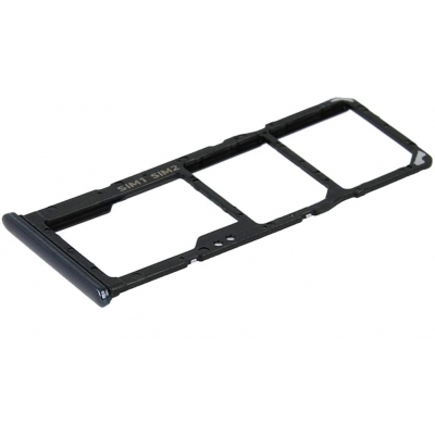 SIM kortelės laikiklis Samsung A705 A70 2019 Prism Crush Black SIM kortelės laikiklis Samsung A705 A70 2019 Prism Crush Black