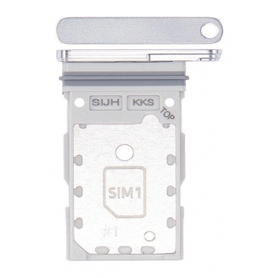 SIM kortelės laikiklis Samsung S908 S22 Ultra Dual Phantom White originalus (service pack) SIM kortelės laikiklis Samsung S908 S22 Ultra Dual Phantom White originalus (service pack)