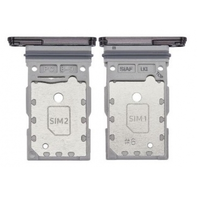 SIM kortelės laikiklis Samsung S911 / S916 S23 / S23 Plus Dual Black originalus (service pack) SIM kortelės laikiklis Samsung S911 / S916 S23 / S23 Plus Dual Black originalus (service pack)