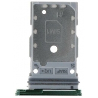 SIM kortelės laikiklis Samsung S911 / S916 S23 / S23 Plus Dual Green originalus (service pack)