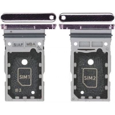 SIM kortelės laikiklis Samsung S911 / S916 S23 / S23 Plus Dual Lavender originalus (service pack) SIM kortelės laikiklis Samsung S911 / S916 S23 / S23 Plus Dual Lavender originalus (service pack)