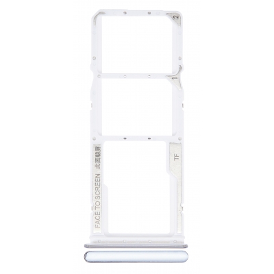 SIM kortelės laikiklis Xiaomi Redmi 10 5G Chrome Silver SIM kortelės laikiklis Xiaomi Redmi 10 5G Chrome Silver