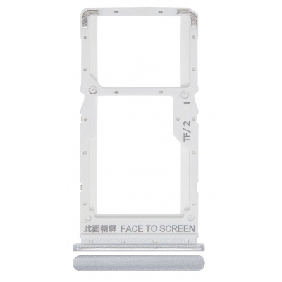 SIM kortelės laikiklis Xiaomi Redmi Note 10 5G Chrome Silver SIM kortelės laikiklis Xiaomi Redmi Note 10 5G Chrome Silver
