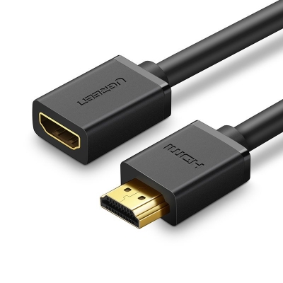 Ugreen HDMI prailginimo kabelis (4K 10.2 Gbps) 0.5M juodos spalvos Ugreen HDMI prailginimo kabelis (4K 10.2 Gbps) 0.5M juodos spalvos