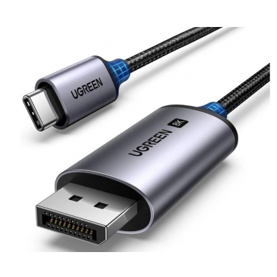 Ugreen kabelis Display Port USB-C (8K 1m) juodos spalvos Ugreen kabelis Display Port USB-C (8K 1m) juodos spalvos