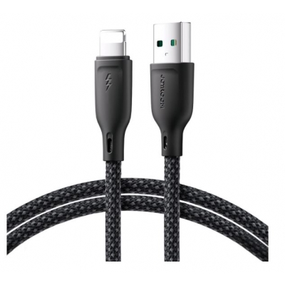 USB kabelis JOYROOM (S-A34) lightning (3A) 1m juodas USB kabelis JOYROOM (S-A34) lightning (3A) 1m juodas