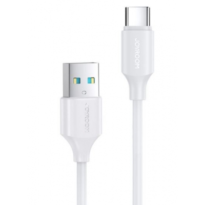 USB kabelis JOYROOM (S-UC027A9) type-C (3A) 0.25m baltas USB kabelis JOYROOM (S-UC027A9) type-C (3A) 0.25m baltas