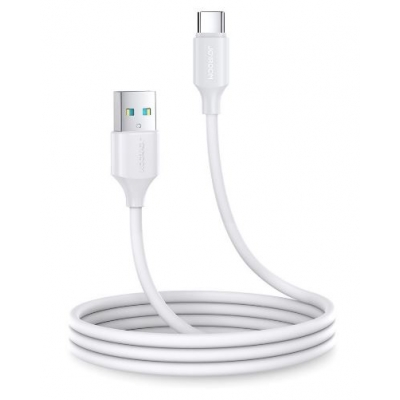 USB kabelis JOYROOM (S-UC027A9) type-C (3A) 1m baltas USB kabelis JOYROOM (S-UC027A9) type-C (3A) 1m baltas