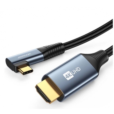 USB kabelis JOYROOM (SY-20C1 4K) Type-C HDMI 2M pilkas USB kabelis JOYROOM (SY-20C1 4K) Type-C HDMI 2M pilkas