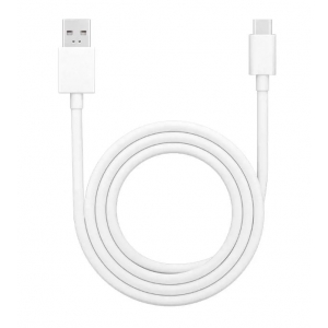 USB kabelis originalus Oppo DL129 6.5A Type-C baltas (1M) (service pack)