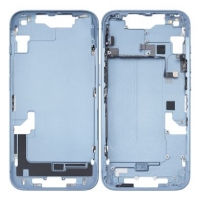 Vidinis korpusas iPhone 14 Blue su šoniniais mygtukais originalus (used Grade A)