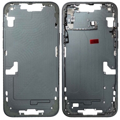 Vidinis korpusas iPhone 14 Plus Midnight su šoniniais mygtukais originalus (used Grade B)