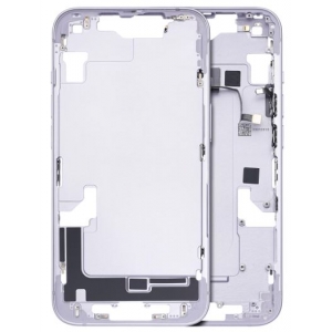 Vidinis korpusas iPhone 14 Purple su šoniniais mygtukais originalus (used Grade A)