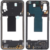 Vidinis korpusas Samsung A405 A40 2019 juodas su zumeriu ir šoniniais mygtukais originalus (used Grade B)