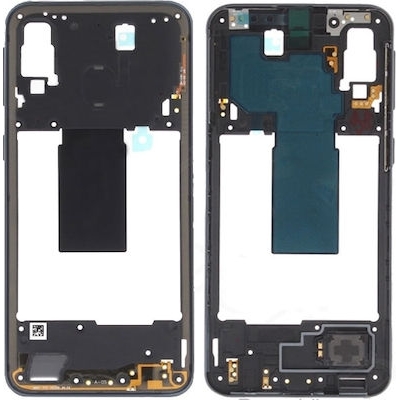 Vidinis korpusas Samsung A405 A40 2019 juodas su zumeriu ir šoniniais mygtukais originalus (used Grade B)