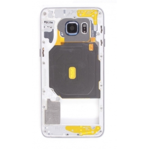 Vidinis korpusas Samsung G928F S6 Edge Plus pilkas (mėlynas) su zumeriu ir šoniniais mygtukais originalus (used Grade B)