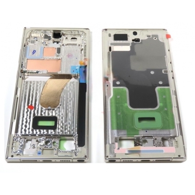 Vidinis korpusas Samsung S918 S23 Ultra Cream originalus (service pack) Vidinis korpusas Samsung S918 S23 Ultra Cream originalus (service pack)