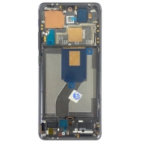 Ekranas Xiaomi 12 5G / 12X 5G / 12S 5G su lietimui jautriu stikliuku ir rėmeliu Black originalus (service pack)
