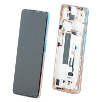 Ekranas Xiaomi Mi 10T Lite 5G su lietimui jautriu stikliuku ir rėmeliu Rose Gold Beach originalus (service pack)