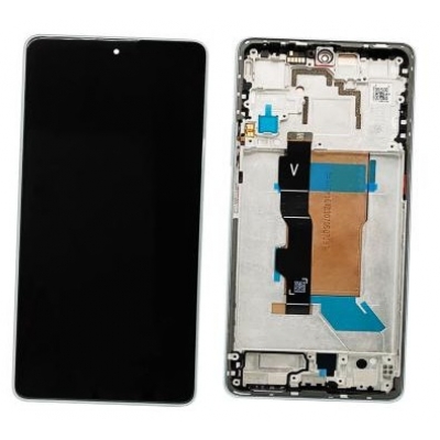 Ekranas Xiaomi Poco F5 5G su lietimui jautriu stikliuku ir rėmeliu Blue OLED Ekranas Xiaomi Poco F5 5G su lietimui jautriu stikliuku ir rėmeliu Blue OLED