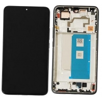 Ekranas Xiaomi Poco F5 Pro 5G su lietimui jautriu stikliuku ir rėmeliu Black originalus (service pack)