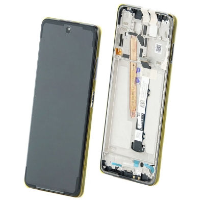 Ekranas Xiaomi Poco X3 Pro / X3 / X3 NFC su lietimui jautriu stikliuku ir rėmeliu Phantom Black / Tarnish originalus (service pack) Ekranas Xiaomi Poco X3 Pro / X3 / X3 NFC su lietimui jautriu stikliuku ir rėmeliu Phantom Black / Tarnish originalus (service pack)