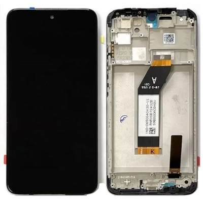Ekranas Xiaomi Redmi 10 2021 su lietimui jautriu stikliuku ir rėmeliu Black Ekranas Xiaomi Redmi 10 2021 su lietimui jautriu stikliuku ir rėmeliu Black