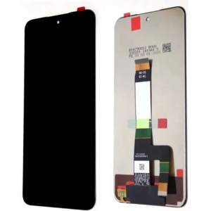 Ekranas Xiaomi Redmi 12 4G / 12 5G / Poco M6 Pro 5G su lietimui jautriu stikliuku Black