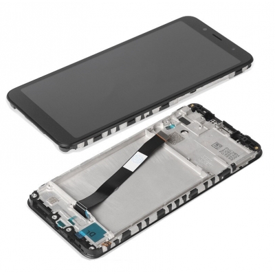 Ekranas Xiaomi Redmi 7A su lietimui jautriu stikliuku ir rėmeliu Black originalus (service pack) Ekranas Xiaomi Redmi 7A su lietimui jautriu stikliuku ir rėmeliu Black originalus (service pack)