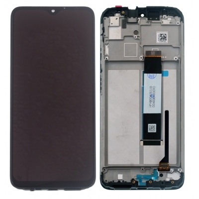 Ekranas Xiaomi Redmi 9T / Redmi Note 9 4G 2021 / Poco M3 su lietimui jautriu stikliuku ir rėmeliu Black Ekranas Xiaomi Redmi 9T / Redmi Note 9 4G 2021 / Poco M3 su lietimui jautriu stikliuku ir rėmeliu Black