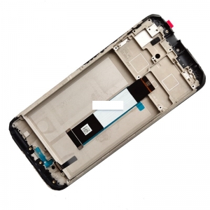 Ekranas Xiaomi Redmi 9T / Redmi Note 9 4G 2021 / Poco M3 su lietimui jautriu stikliuku ir rėmeliu Black originalus (service pack)