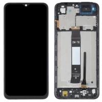 Ekranas Xiaomi Redmi A1 / A1+ / A2 / A2+ su lietimui jautriu stikliuku ir rėmeliu Black