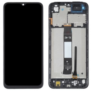 Ekranas Xiaomi Redmi A1 / A1+ / A2 / A2+ su lietimui jautriu stikliuku ir rėmeliu Black