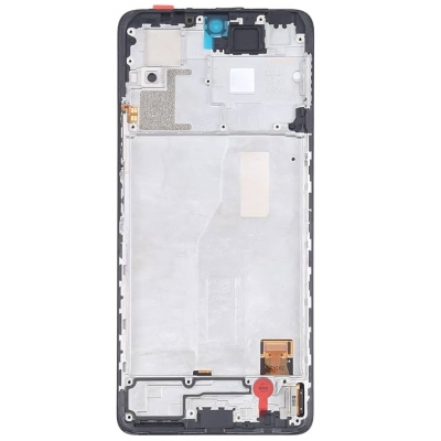 Ekranas Xiaomi Redmi Note 10 Pro 4G 2021 su lietimui jautriu stikliuku ir rėmeliu Black OLED Ekranas Xiaomi Redmi Note 10 Pro 4G 2021 su lietimui jautriu stikliuku ir rėmeliu Black OLED