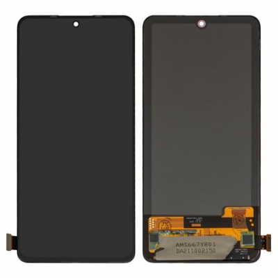 Ekranas Xiaomi Redmi Note 10 Pro 4G / Note 11 Pro / Redmi Note 11 Pro 5G / Note 12 Pro 4G / Poco X4 Pro 5G su lietimui jautriu stikliuku Black OLED