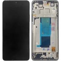 Ekranas Xiaomi Redmi Note 11 Pro+ 5G su lietimui jautriu stikliuku ir rėmeliu Graphite Grey OLED