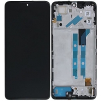 Ekranas Xiaomi Redmi Note 11 Pro / Redmi Note 11 Pro 5G / Poco X4 Pro 5G su lietimui jautriu stikliuku ir rėmeliu Graphite Grey OLED
