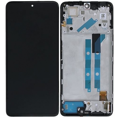 Ekranas Xiaomi Redmi Note 11 Pro / Redmi Note 11 Pro 5G / Poco X4 Pro 5G su lietimui jautriu stikliuku ir rėmeliu Graphite Grey OLED Ekranas Xiaomi Redmi Note 11 Pro / Redmi Note 11 Pro 5G / Poco X4 Pro 5G su lietimui jautriu stikliuku ir rėmeliu Graphite Grey OLED