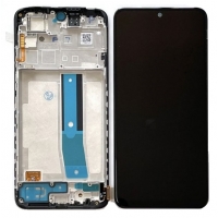 Ekranas Xiaomi Redmi Note 11 su lietimui jautriu stikliuku ir rėmeliu Graphite Grey OLED