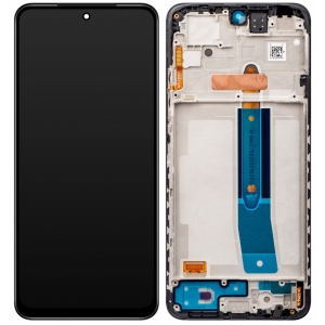 Ekranas Xiaomi Redmi Note 11S / Note 12S / Poco M4 Pro 4G su lietimui jautriu stikliuku ir rėmeliu Black OLED
